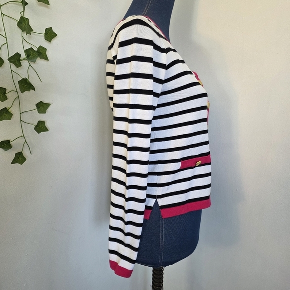 Sunny Leigh Thin Cardigan Button Down Sweater - Picture 8 of 10